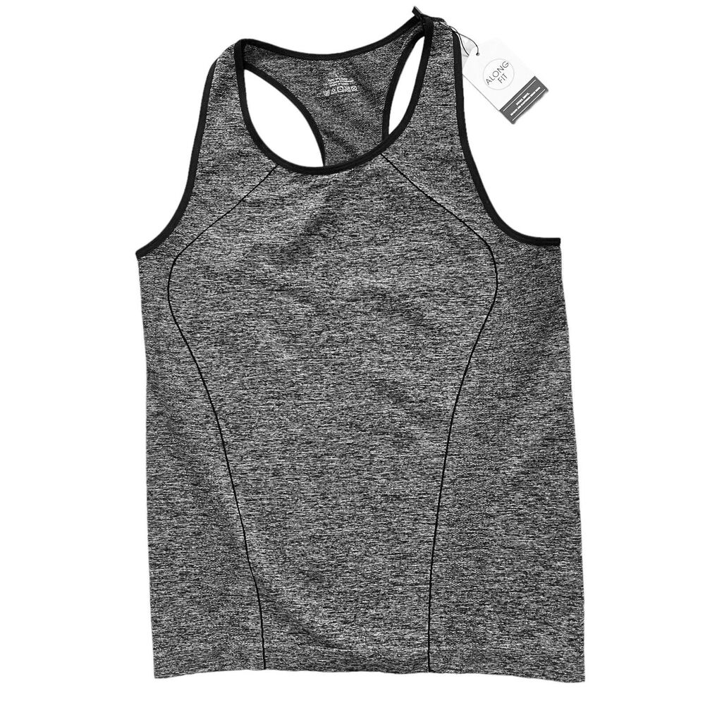 Along Fit Top Womens Large Lightweight Tank Racerback Athleisure Sporty Outdoors
